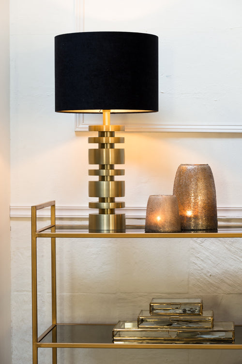 Light & Living lampvoet  - goud - 12.5x12.5x40 cm