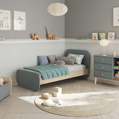 Calicosy - SIMON Bed - Groen - 195,4x106,5x90 cm