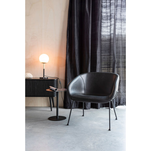 Zuiver Feston Loungestoel Zwart - vtwonen shop