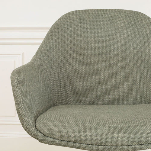 Nolon Nena-Mae Eetkamerstoel Saliegroen - Zwarte Houten Poten - vtwonen shop