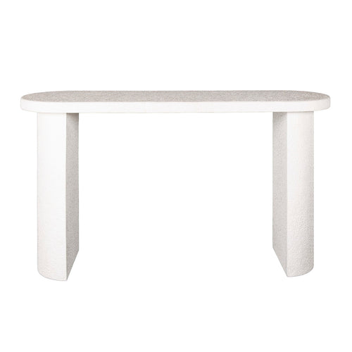 Giga Meubel Sidetable Arch Stone - Wit Composiet - 140x40x77cm - vtwonen shop