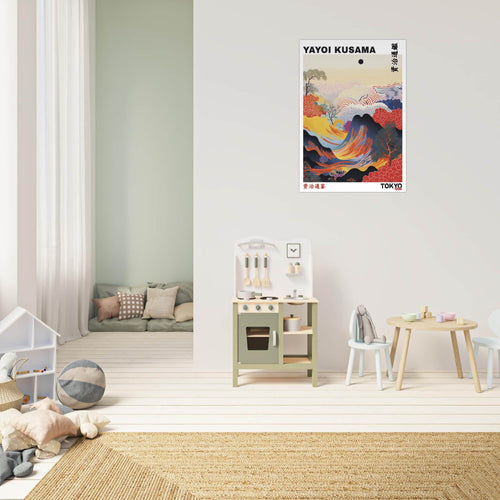 Artfulprints  Yayoi Kusama - Tokyo 1998   poster 50x70 cm - vtwonen shop