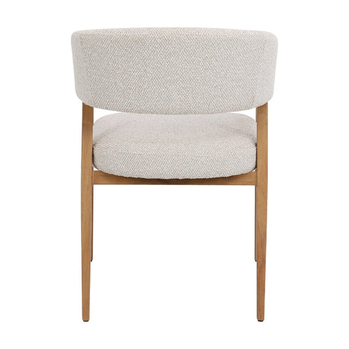 DÉJA Living Eetkamerstoel Fureso - Beige/Naturel - Set van 2