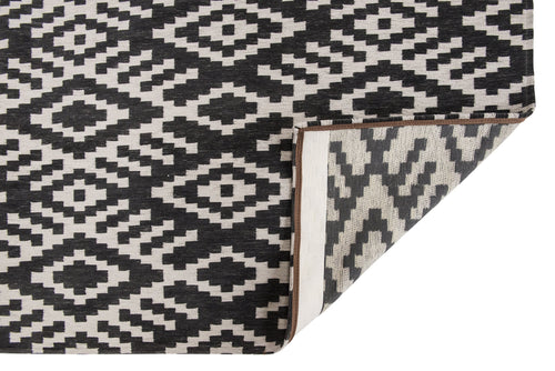 Belavita vloerkleed 8743 Charcoal - Zwart - 200 x 280 cm