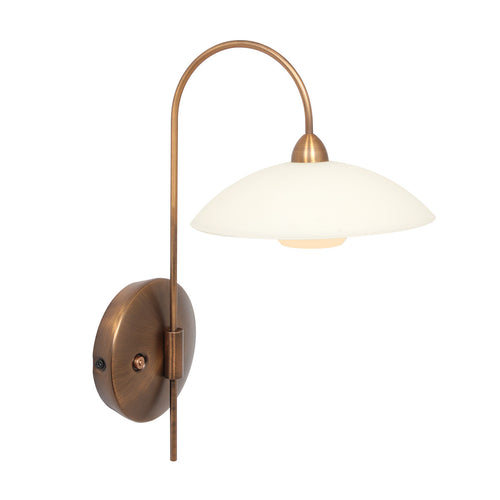 Steinhauer wandlamp sovereign - 1 lichts - 24x 36 cm - brons