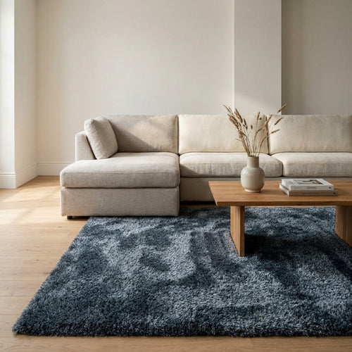 DÉJA Living Vloerkleed Lavar Mix - Blauw Stof - 240x340cm