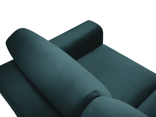 Cosmopolitan Design Slaapbank met opbergdoos Kyoto 3-zits, flueel olie - 100x235x88cm
