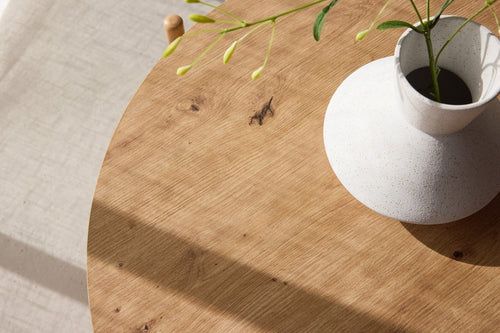 Rebellenclub Salontafel Rune - ¿80 cm - Naturel - vtwonen shop