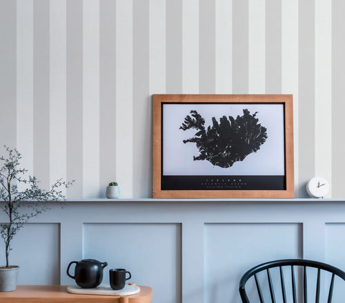 Livingwalls behang strepen groen grijs, crème en wit - 53 cm x 10.05 m - AS-314031 - vtwonen shop