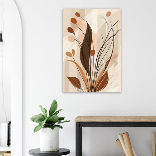 Artfulprints Canvas Boho – Autumn growth canvas - 80x120 cm - beige