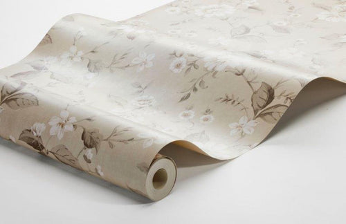 borastapeter behang bloemen beige - 53 cm x 10.05 m - 660232 - vtwonen shop