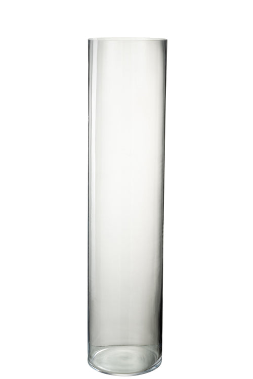 J-Line vaas Buis - glas - transparant - 68 cm hoog - vtwonen shop