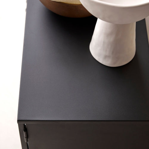 Tikamoon Metalen tv-meubel 120 cm - Zwart - vtwonen shop