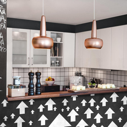 Umage Clava hanglamp brushed copper - met koordset wit - Ø 21,5 cm - vtwonen shop