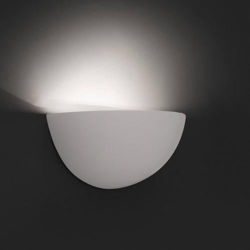 Faro Snow - 1 Light Indoor Wandlamp Wit Gips, E14