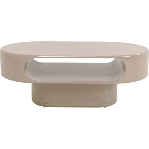 Kare Design Salontafel Groove taupe 100x60cm