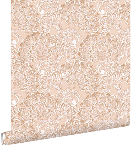 ESTAhome behang vintage bloemen beige - 50 x 900 cm - 131085 - vtwonen shop