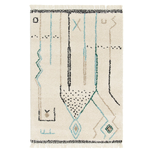 AFK Living vloerkleed Glyph - zeer zacht - veelkleurig - 160 x 230 cm