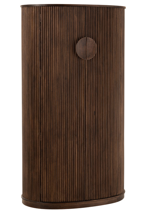 J-Line barkast Reyi - hout - donkerbruin