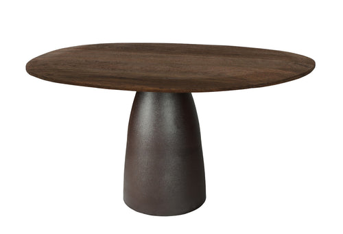 Brix eetkamertafel Marron - bruin - 140x120x76