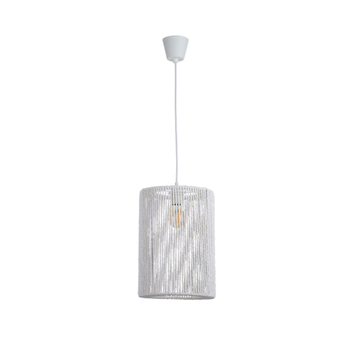 Lighto | Hanglamp Rotan Wit Ø28 cm | Aurum - vtwonen shop