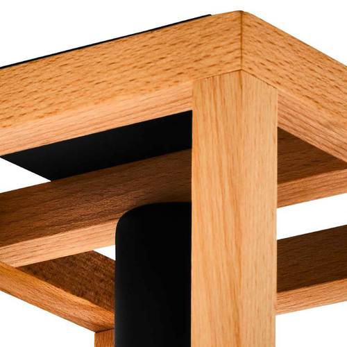 EGLO plafondlamp Blackcrown 1 - e27 - 20 cm - zwart/bruin - vtwonen shop