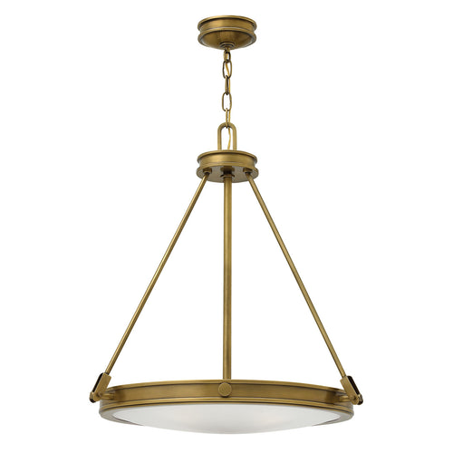 Elstead Collier - 4-lichts plafondlamp messing, E14