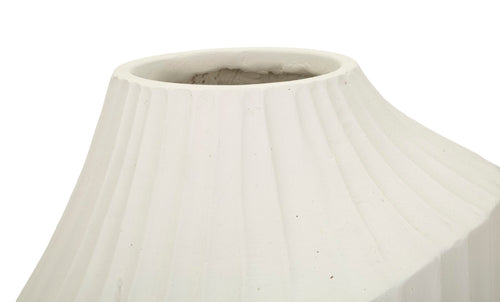 Mauro Ferretti vaas - Ø 22,5x38 cm - crème