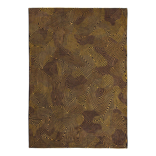 Louis De Poortere vloerkleed Black Gold - bruin - 80x150cm