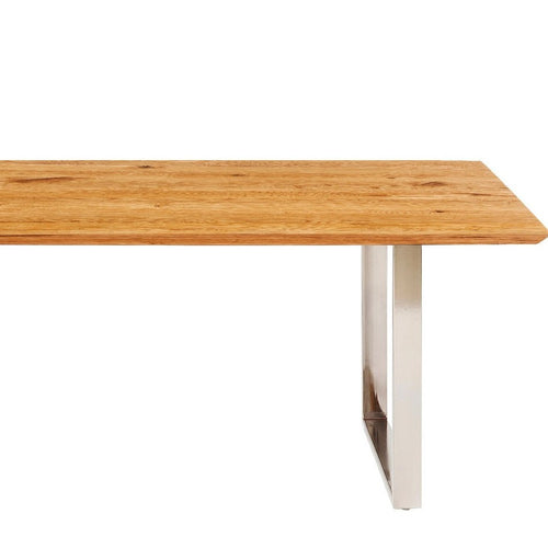 Kare Design Eettafel Symphony 160x80cm eik chroom