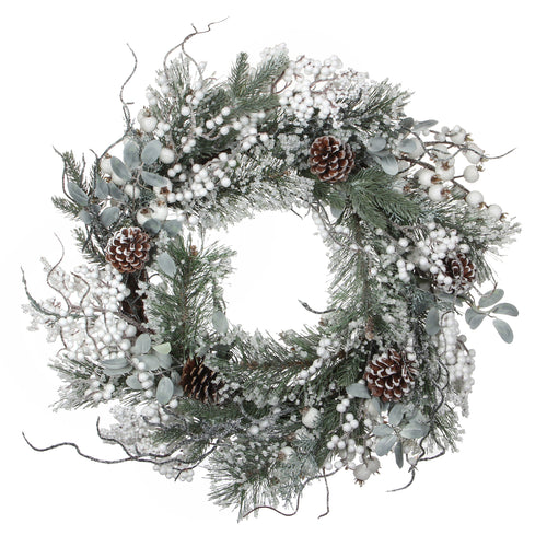 House of Seasons Hardy Kerstkrans - Ø50 cm - Groen