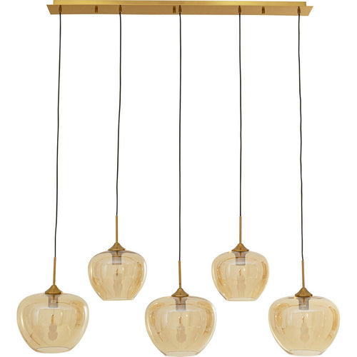 Kare Design Hanglamp Sphere 5 amber - vtwonen shop