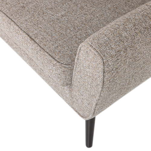 WOOOD XL bank Rocco 230 cm - Geweven Stof - Bruin Melange