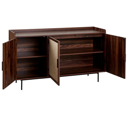 Calicosy - JETSON Dressoir - Donker hout - 39,5x140x79 cm