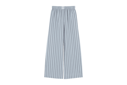 noo.ma Tala pyjamabroek Baby Blue - 100% biologisch katoen, gestreept, met zakken