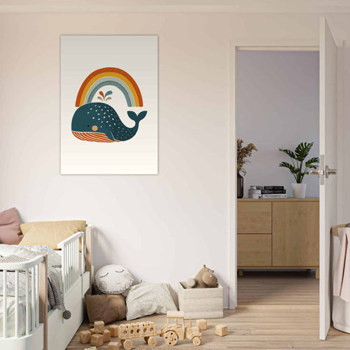 Artfulprints  Boho - Walvis   poster 50x70 cm - vtwonen shop