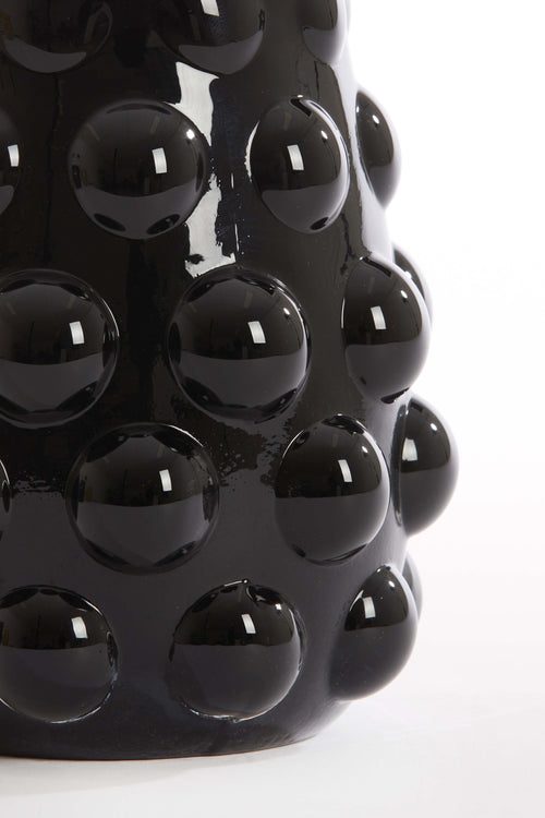 Light & Living vaas HAROA - Ø15.5x19cm - zwart