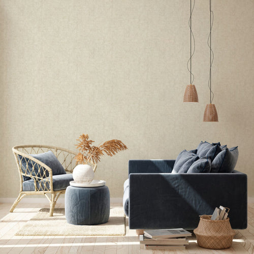 Livingwalls behang geschilderd effect crème - 53 cm x 10.05 m - AS-374234