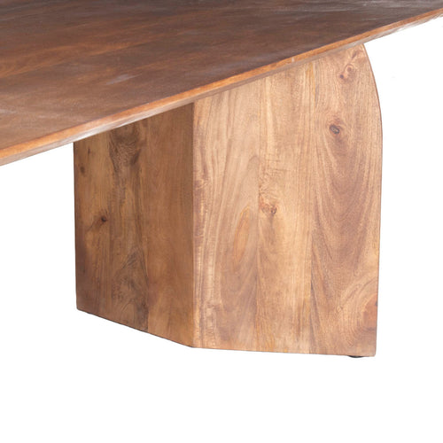Giga Meubel Eettafel Dalarna - Deens Ovaal Donkerbruin Hout - 240x100x76cm - vtwonen shop