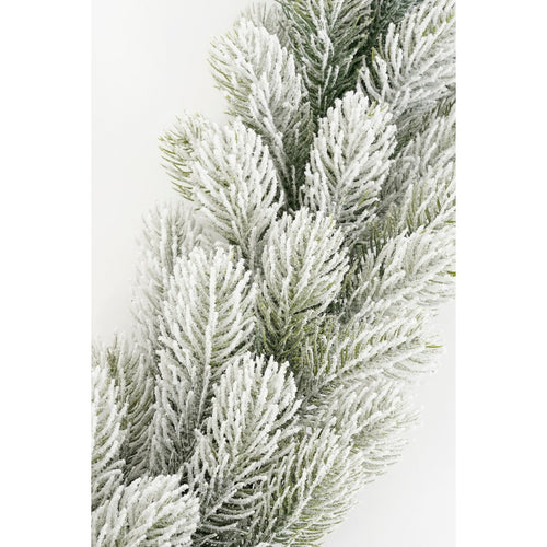 Black Box Trees Nagoya Guirlande met Sneeuw - Kerstguirlande L270 cm - Groen Frosted
