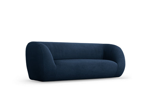 Cosmopolitan Design Bank Essen 2-zits, boucle, donkerblauw - 95x210x86cm