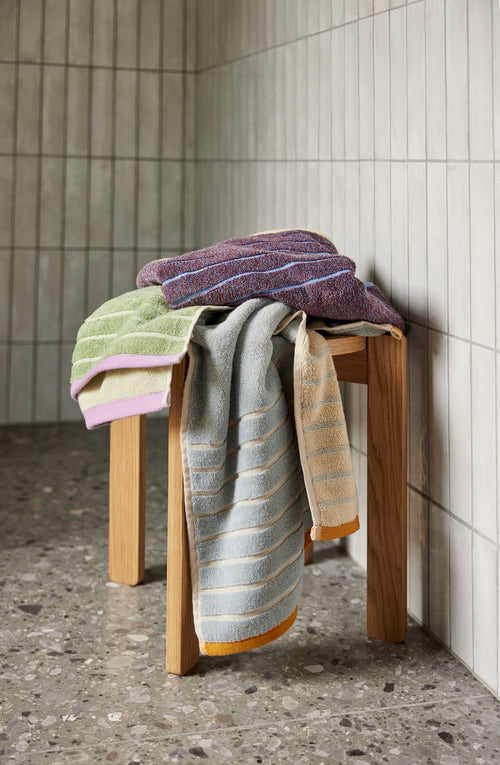 Hübsch handdoek Promenade - katoen - 50x100cm - vtwonen shop