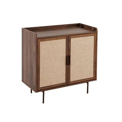 Calicosy - JETSON Dressoir 2 deuren - Donker hout - 39,5x80x79 cm