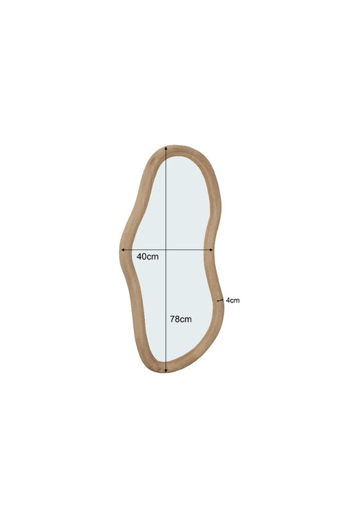 Brix spiegel Sophie M - bruin - 4x42x78 - vtwonen shop