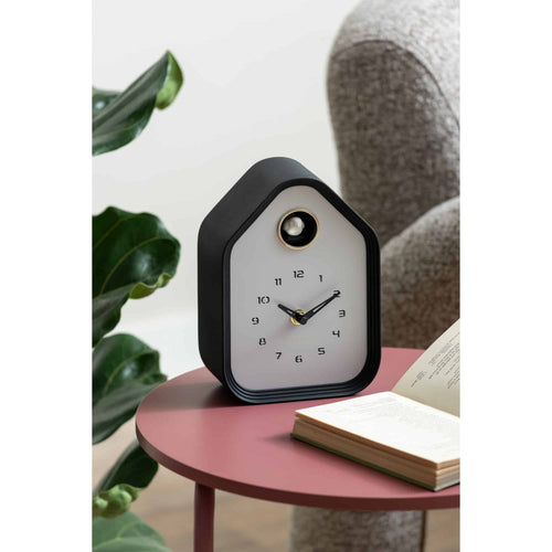 Karlsson wandklok Reina Cuckoo - zwart - 7.4x14.4x20.4cm