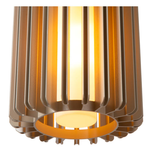 Lucide hanglamp LAMBRES - 1xE27 - Taupe - vtwonen shop