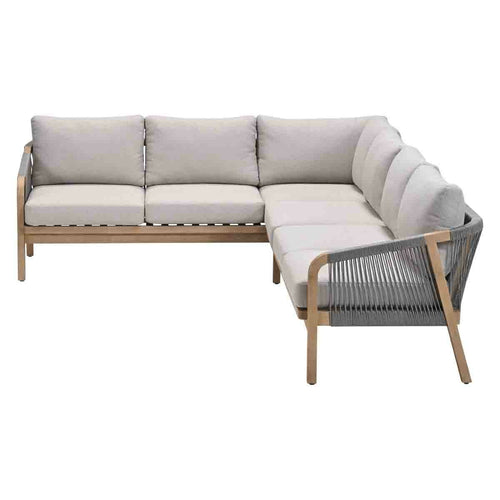 Garden Impressions lounge dining set Alora grey sand - 2-delig links