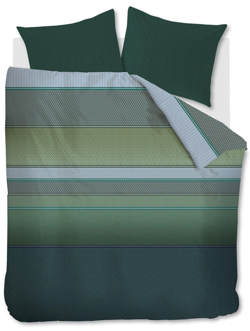 Beddinghouse dekbedovertrek Romeo - 200x200/220 cm - blauw groen - vtwonen shop