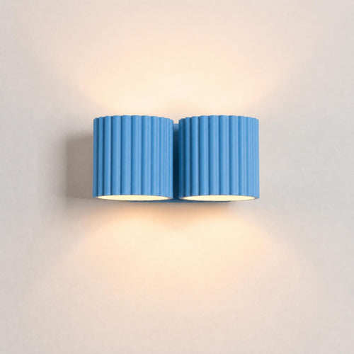 Sollux Lighting Wandlamp AURA 2 lichtblauw G9 - 21x12x10cm