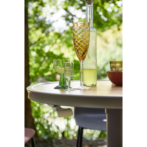 WOOOD tuin bartafel Jeppe hoogte verstelbaar - Aluminium - Bruin/Grijs - vtwonen shop